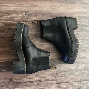 Dr. Martens Rometty Leather Platform Chelsea Boots
